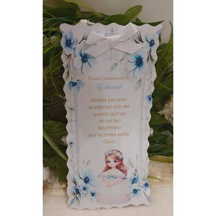 SEGNALIBRO PRIMA COMUNIONE 