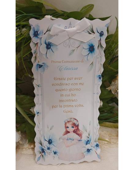SEGNALIBRO PRIMA COMUNIONE 