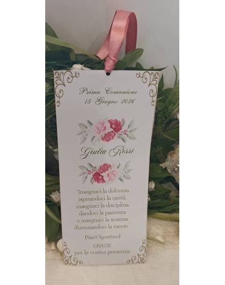 SEGNALIBRO PRIMA COMUNIONE 