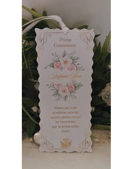 SEGNALIBRO PRIMA COMUNIONE 