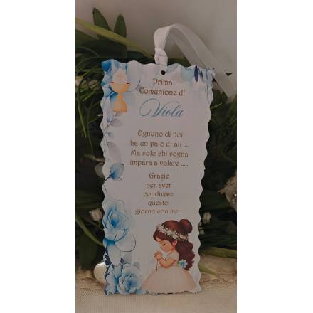SEGNALIBRO PRIMA COMUNIONE 