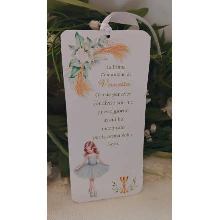 SEGNALIBRO PRIMA COMUNIONE 