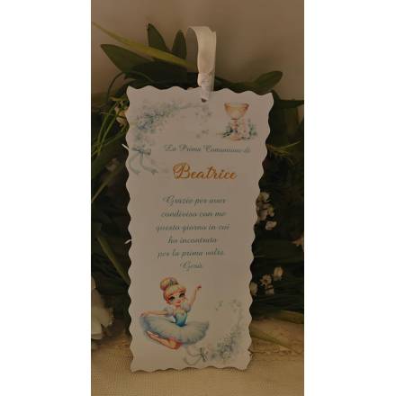 SEGNALIBRO PRIMA COMUNIONE 