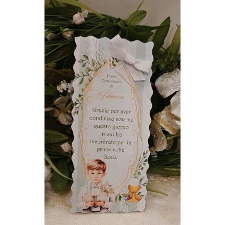SEGNALIBRO PRIMA COMUNIONE 