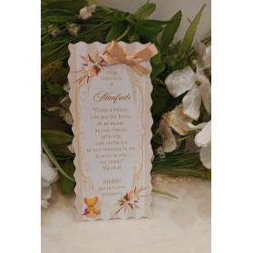 SEGNALIBRO PRIMA COMUNIONE RAGAZZO