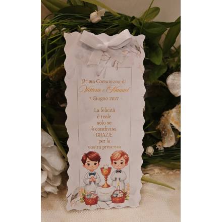 SEGNALIBRO PRIMA COMUNIONE 