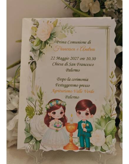 INVITO PRIMA COMUNIONE