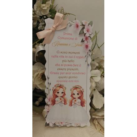 SEGNALIBRO PRIMA COMUNIONE 