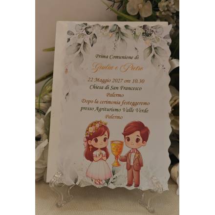 INVITO PRIMA COMUNIONE