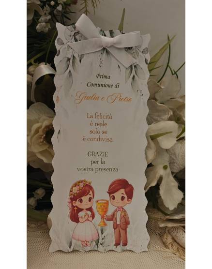 SEGNALIBRO PRIMA COMUNIONE 