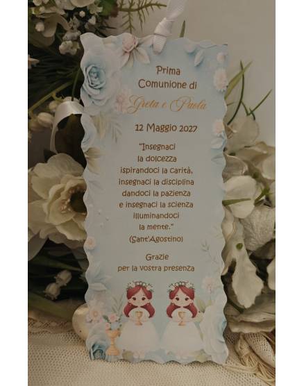 SEGNALIBRO PRIMA COMUNIONE 