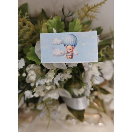 BIGLIETTINO NASCITA UNICORNO ROSA