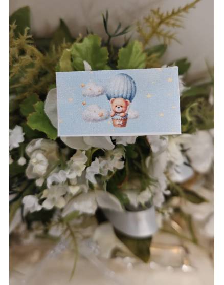 BIGLIETTINO NASCITA UNICORNO ROSA