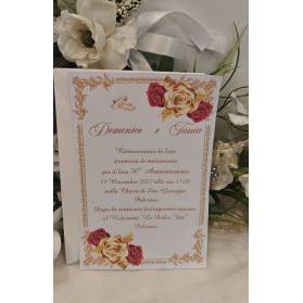 INVITO 50 ° ANNIVERSARIO STAMPA GRATIS