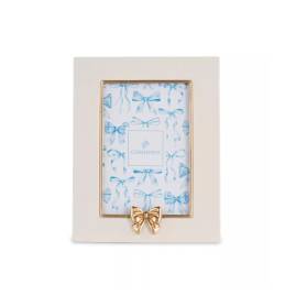 PORTAFOTO CON FIOCCO ORO CON CONFETTI