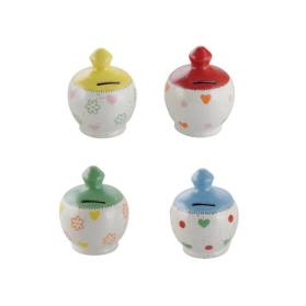 SALVADANAIO PALLONCINO CON SCATOLA E CONFETTI