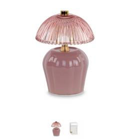 BOMBONIERA LAMPADA A LED VETRO CON CONFETTI