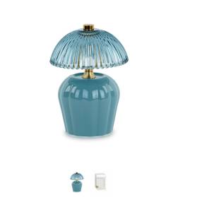 BOMBONIERA LAMPADA A LED VETRO CON CONFETTI