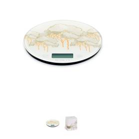 BOMBONIERA BILANCIA INTRECCI CON CONFETTI