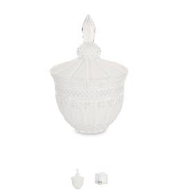 BOMBONIERA POTICHE BIANCA CON CONFETTI