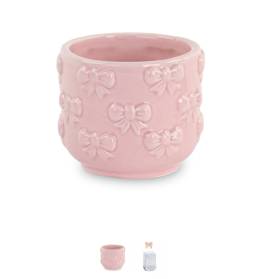 BOMBONIERA CACHEPOT CON FIOCCHI E CONFETTI