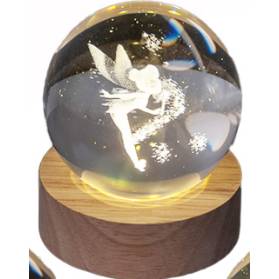 LAMPADA FATINA LUCI A LED E CONFETTI