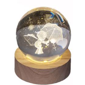 LAMPADA PICCOLO PRINCIPE LUCI A LED E CONFETTI