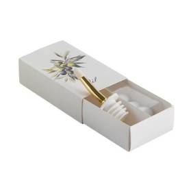 BOMBONIERA COMPLEANNO BOX CON TAPPO OLIO E CONFETTI