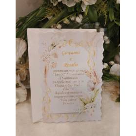 INVITO 50 ° ANNIVERSARIO STAMPA GRATIS