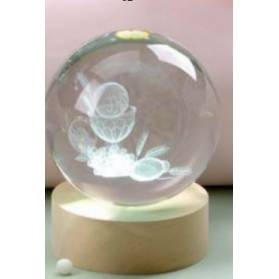 LAMPADA CALICE LUCI A LED E CONFETTI