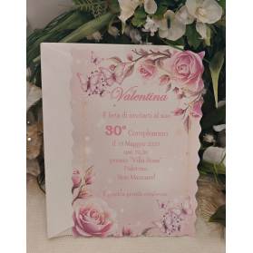 INVITO 30 ANNI DONNA CON BUSTA