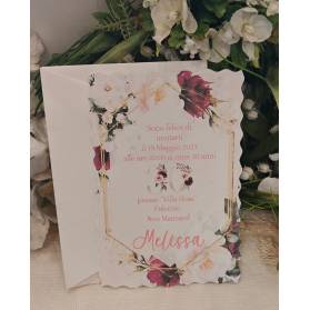 INVITO 30 ANNI DONNA CON BUSTA