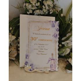 INVITO 30 ANNI DONNA CON BUSTA