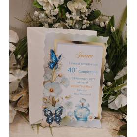 INVITO 40 ANNI DONNA CON BUSTA