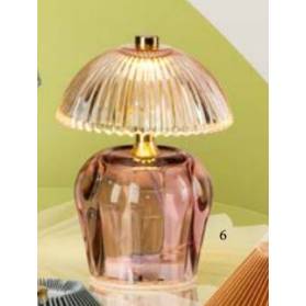 BOMBONIERA LAMPADA LED IN VETRO CON CONFETTI