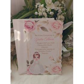 INVITO PRIMA COMUNIONE RAGAZZA