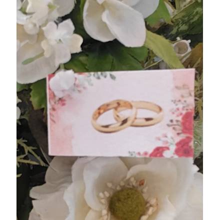 BIGLIETTINO NOZZE D'ORO