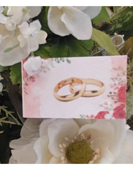 BIGLIETTINO NOZZE D'ORO