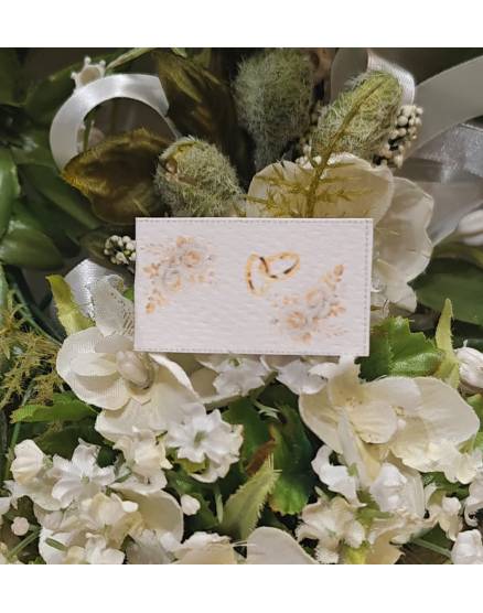 BIGLIETTINO NOZZE D'ORO