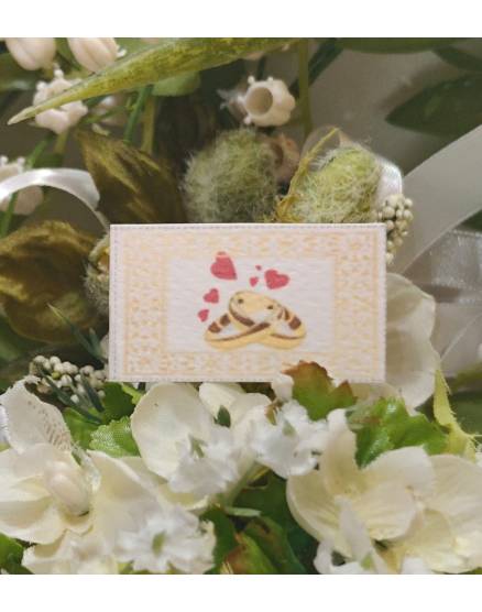 BIGLIETTINO NOZZE D'ORO