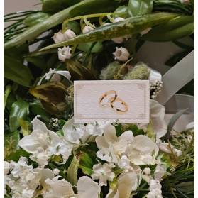 BIGLIETTINO CONFETTI NOZZE D'ORO