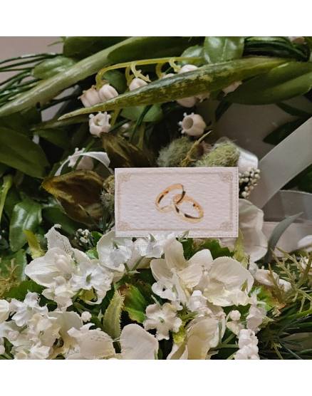 BIGLIETTINO NOZZE D'ORO