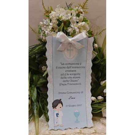 SEGNALIBRO PRIMA COMUNIONE 