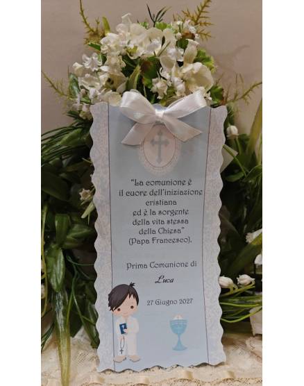 SEGNALIBRO PRIMA COMUNIONE 