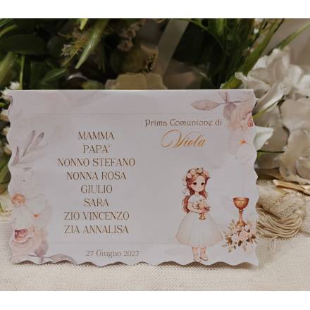 SEGNATAVOLO PRIMA COMUNIONE RAGAZZA