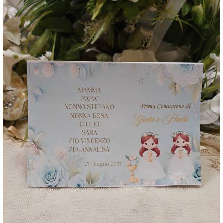 SEGNATAVOLO PRIMA COMUNIONE RAGAZZA