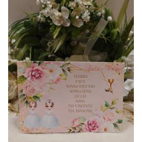 SEGNATAVOLO PRIMA COMUNIONE GEMELLE