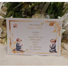 SEGNATAVOLO PRIMA COMUNIONE GEMELLI