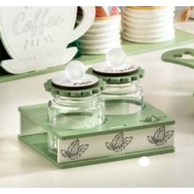 BOMBONIERA CONTENITORE AROMI MATRIMONIO CON CONFETTI