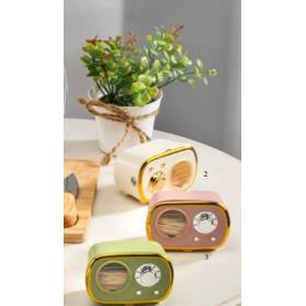 BOMBONIERA MATRIMONIO PORTASTUZZICADENTI CON CONFETTI